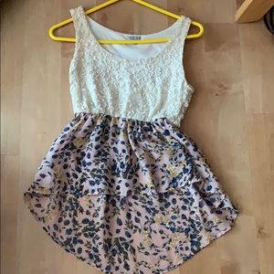 Charlotte Russe lace flowy top